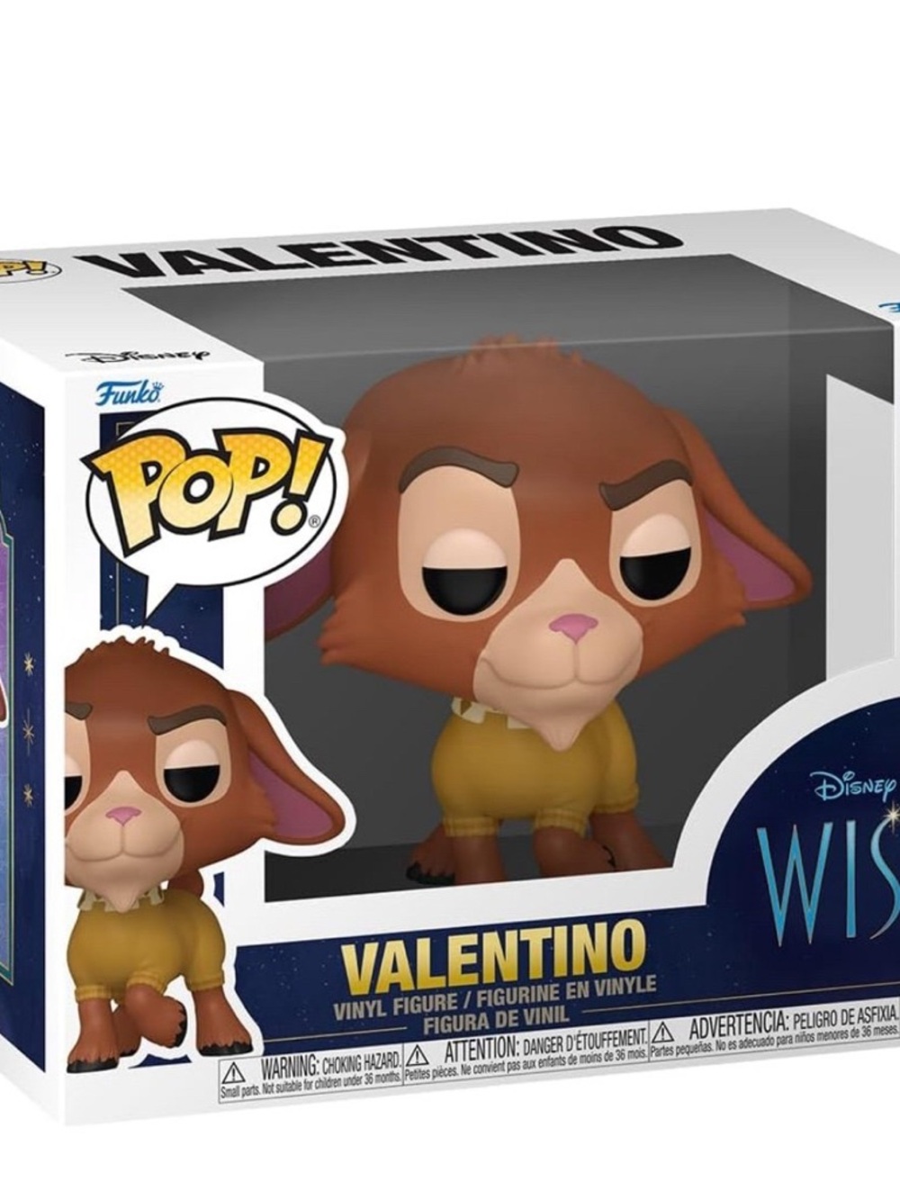 pop Valentino Brown and Pink Dog Vinyl Figure
